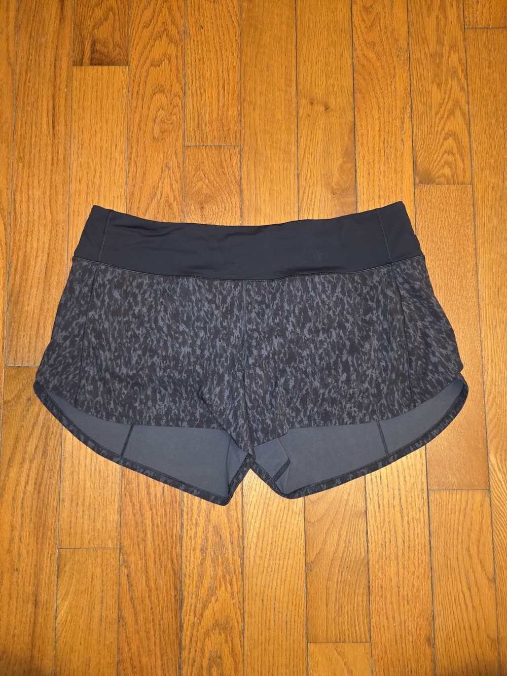 lululemon athletica Black Textured Tempo Shorts